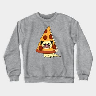 Pizza Pug Crewneck Sweatshirt